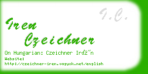 iren czeichner business card